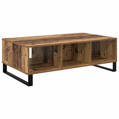 Coffee Table Old Wood 104 x 60 x 35 cm Engineered Wood