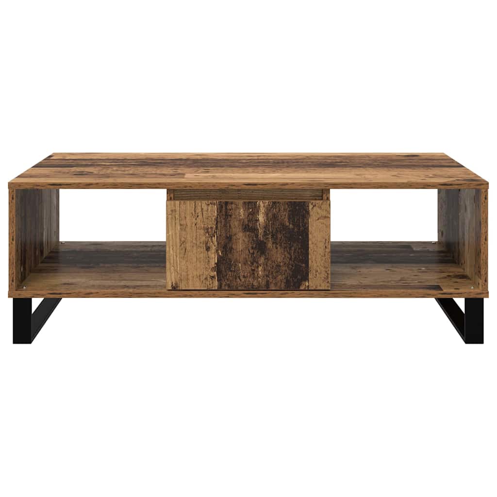 Coffee Table Old Wood 104 x 60 x 35 cm Engineered Wood
