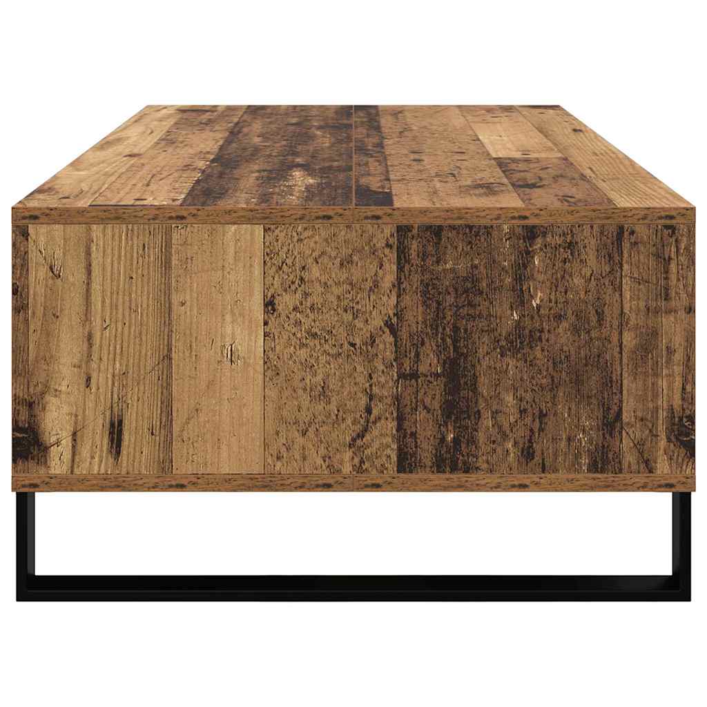 Coffee Table Old Wood 104 x 60 x 35 cm Engineered Wood