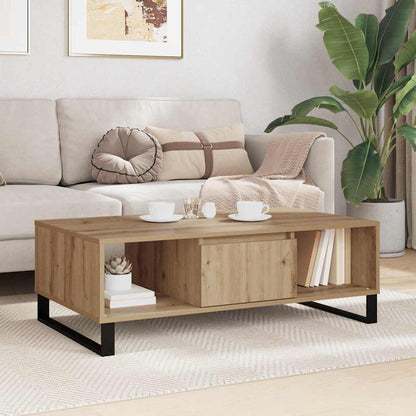 Coffee Table Artisan Oak 104 x 60 x 35 cm Engineered Wood