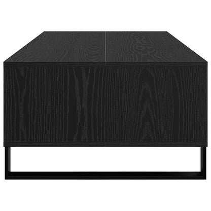 Coffee Table Black Oak 104 x 60 x 35 cm Engineered Wood