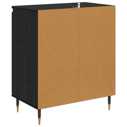 Sideboard Black Oak 60 x 35 x 70 cm Engineered Wood
