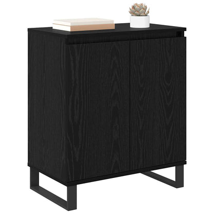 Sideboard Black Oak 60 x 35 x 70 cm Engineered Wood