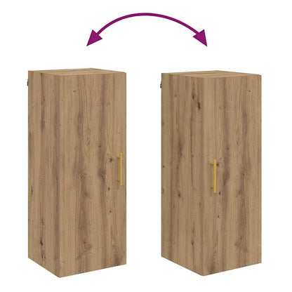 Wall Mounted Cabinet Artisan Oak 34.5 x 34 x 90 cm