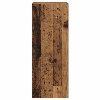 Wall Mounted Cabinet Old Wood 34.5 x 34 x 90 cm Engineered Wood