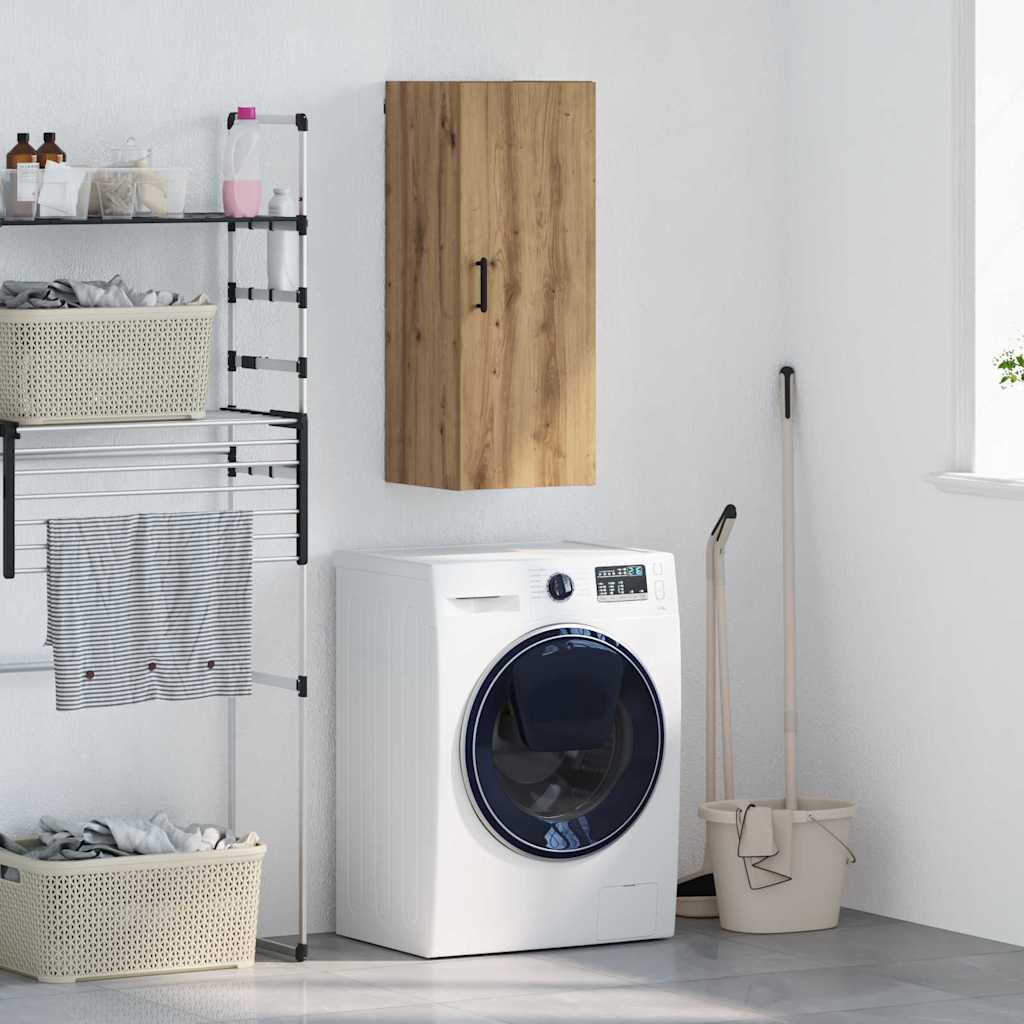 Wall Mounted Cabinet Artisan Oak 34.5 x 34 x 90 cm