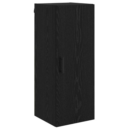 Wall Mounted Cabinet Black Oak 34.5 x 34 x 90 cm