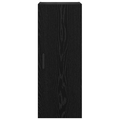 Wall Mounted Cabinet Black Oak 34.5 x 34 x 90 cm