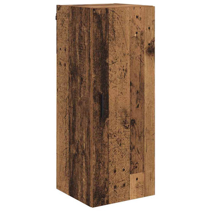 Wall Mounted Cabinet Old Wood 34.5 x 34 x 90 cm Engineered Wood