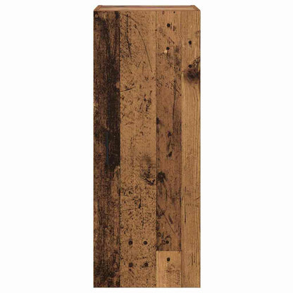 Wall Mounted Cabinet Old Wood 34.5 x 34 x 90 cm Engineered Wood