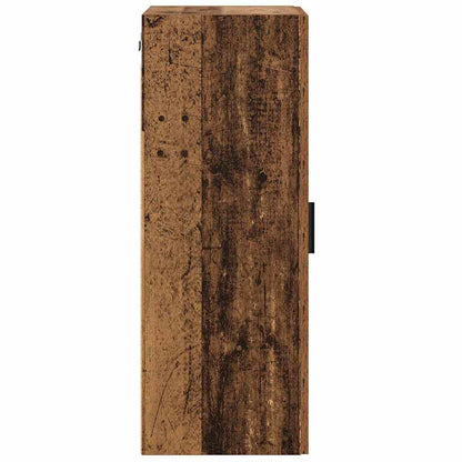 Wall Mounted Cabinet Old Wood 34.5 x 34 x 90 cm Engineered Wood