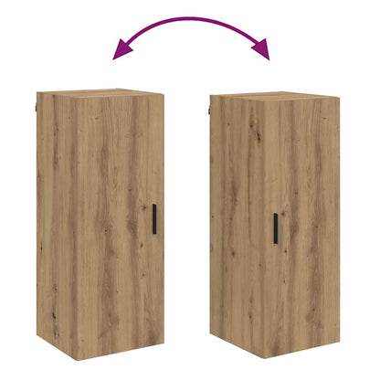 Wall Mounted Cabinet Artisan Oak 34.5 x 34 x 90 cm
