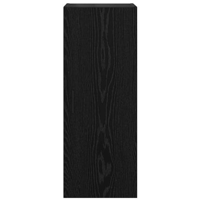 Wall Mounted Cabinet Black Oak 34.5 x 34 x 90 cm
