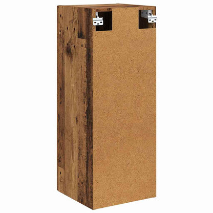 Wall Mounted Cabinet Old Wood 34.5 x 34 x 90 cm Engineered Wood