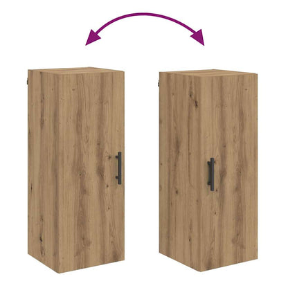 Wall Mounted Cabinet Artisan Oak 34.5 x 34 x 90 cm