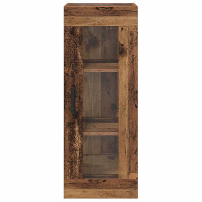 Wall Mounted Cabinet Old Wood 34.5 x 34 x 90 cm