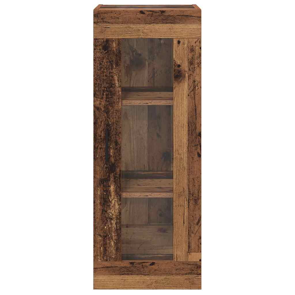 Wall Mounted Cabinet Old Wood 34.5 x 34 x 90 cm