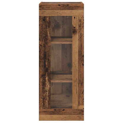 Wall Mounted Cabinet Old Wood 34.5 x 34 x 90 cm