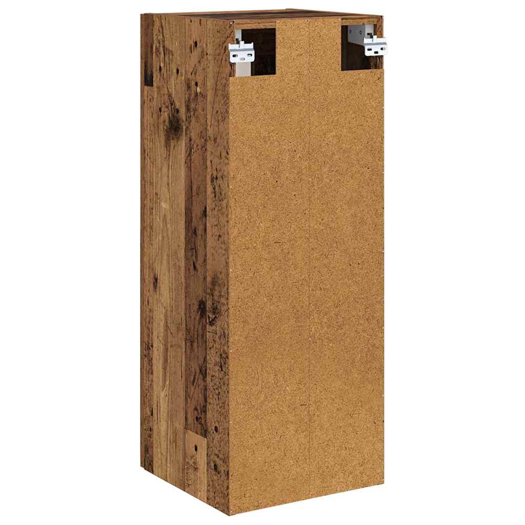 Wall Mounted Cabinet Old Wood 34.5 x 34 x 90 cm