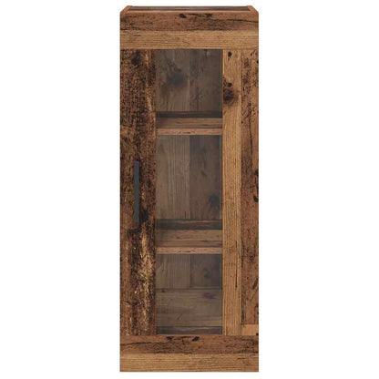 Wall Mounted Cabinet Old Wood 34.5 x 34 x 90 cm