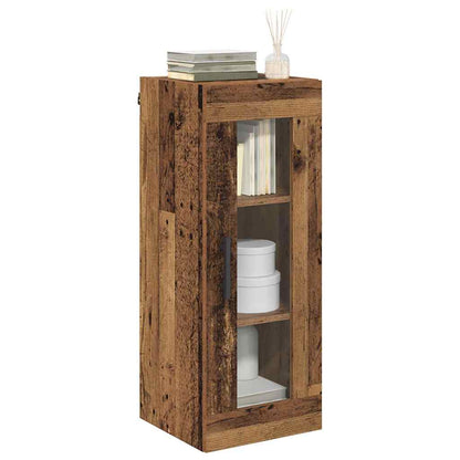 Wall Mounted Cabinet Old Wood 34.5 x 34 x 90 cm