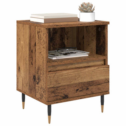 Bedside Cabinet Old Wood 40 x 35 x 50 cm Engineered Wood