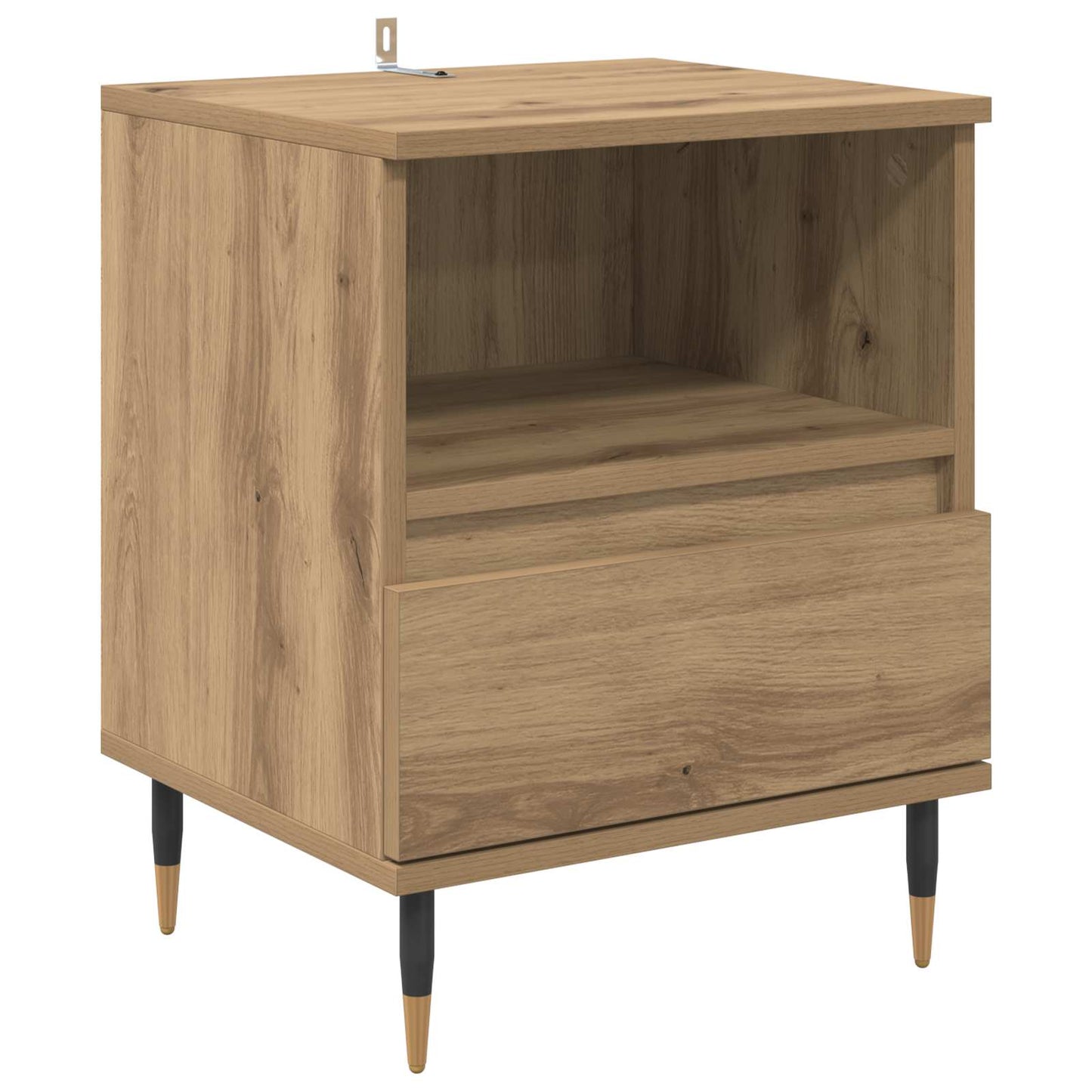 Bedside Cabinet with Drawer 2 pcs Artisan Oak 40 x 35 x 50 cm