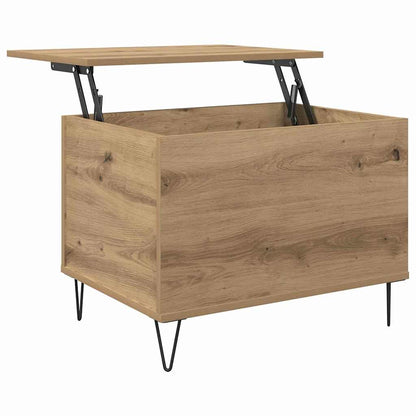 Coffee Table Artisan Oak 60 x 44.5 x 45 cm Engineered Wood