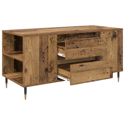 Coffee Table Old Wood 102 x 44.5 x 50 cm Engineered Wood