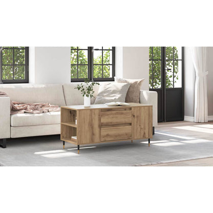 Coffee Table Artisan Oak 102 x 44.5 x 50 cm Engineered Wood