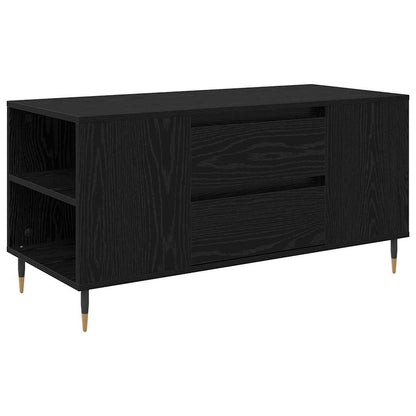 Coffee Table Black Oak 102 x 44.5 x 50 cm Engineered Wood