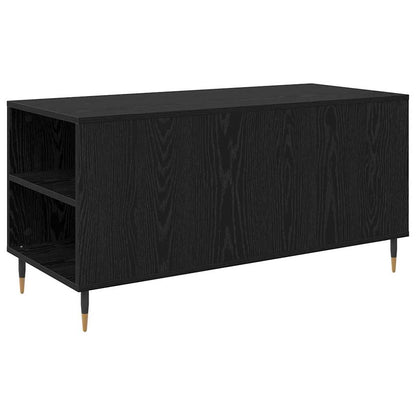 Coffee Table Black Oak 102 x 44.5 x 50 cm Engineered Wood