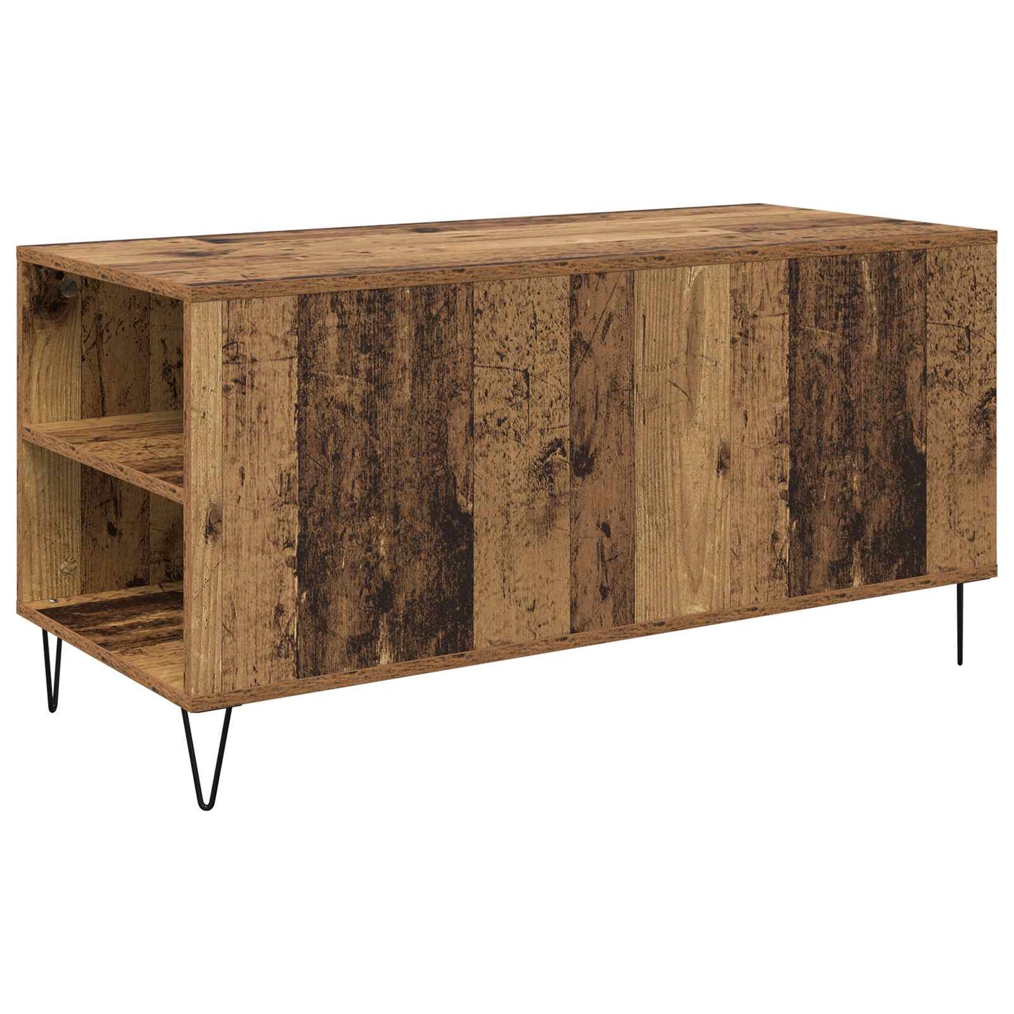 Coffee Table Old Wood 102 x 44.5 x 50 cm Engineered Wood