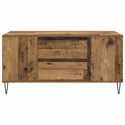 Coffee Table Old Wood 102 x 44.5 x 50 cm Engineered Wood