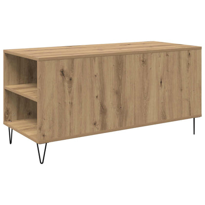 Coffee Table Artisan Oak 102 x 44.5 x 50 cm Engineered Wood
