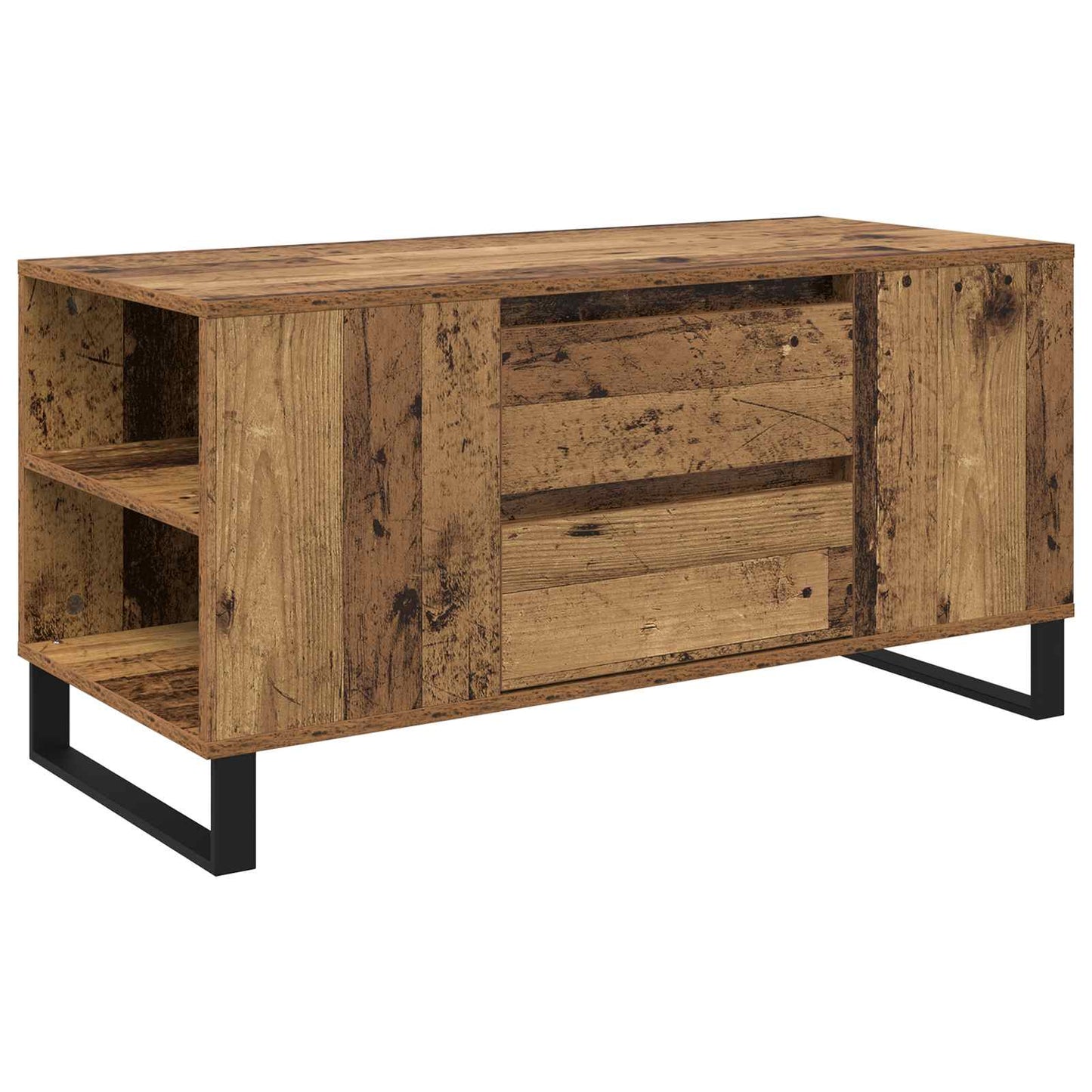 Coffee Table Old Wood 102 x 44.5 x 50 cm Engineered Wood