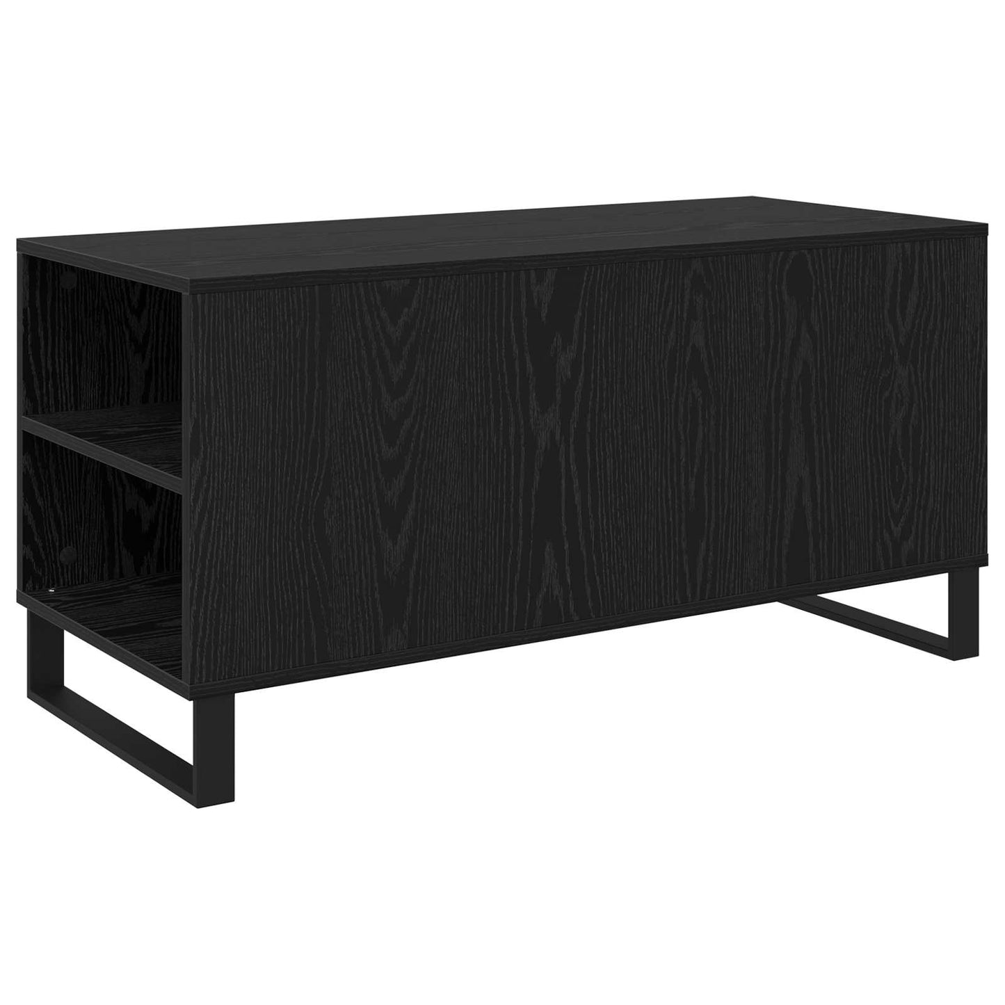 Coffee Table Black Oak 102 x 44.5 x 50 cm Engineered Wood