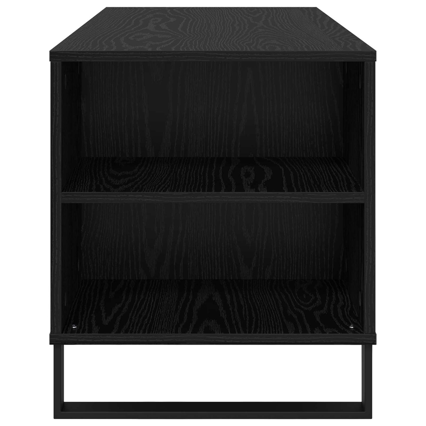 Coffee Table Black Oak 102 x 44.5 x 50 cm Engineered Wood