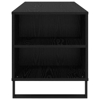 Coffee Table Black Oak 102 x 44.5 x 50 cm Engineered Wood