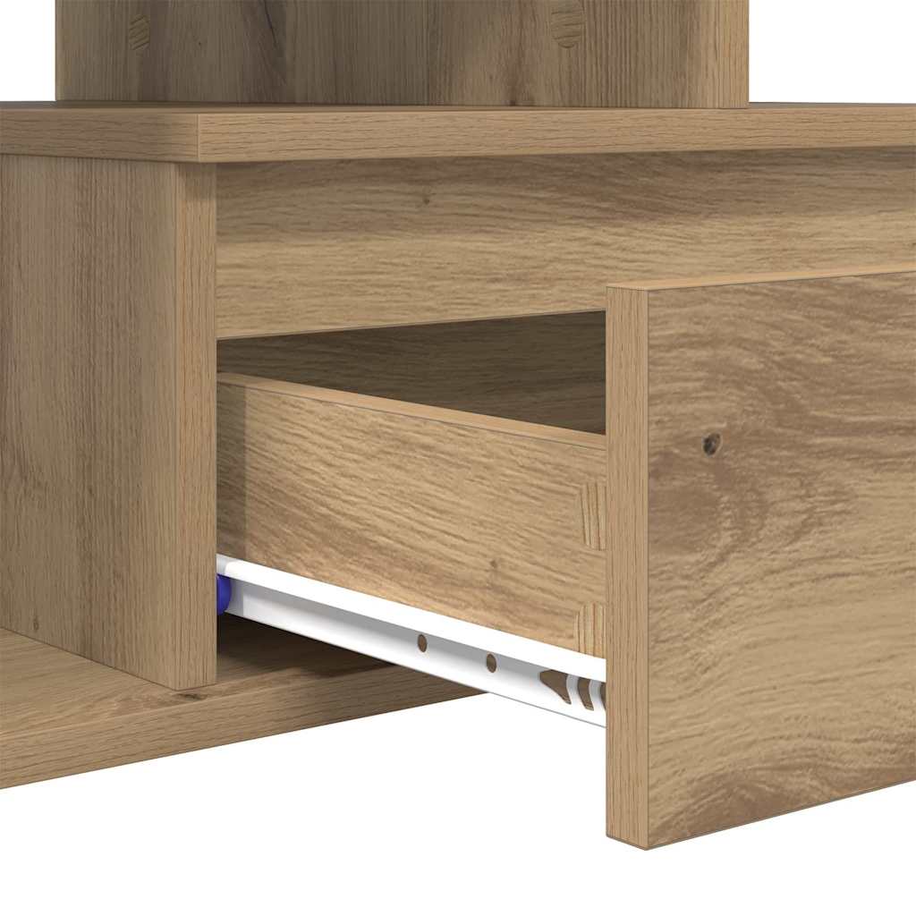 Coffee Table Artisan Oak 90 x 49 x 45 cm Engineered Wood