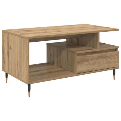 Coffee Table Artisan Oak 90 x 49 x 45 cm Engineered Wood