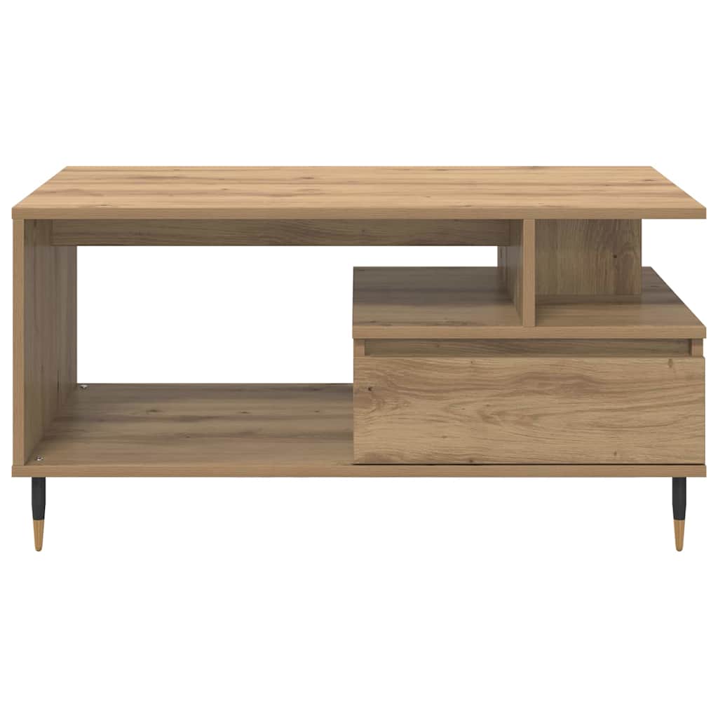 Coffee Table Artisan Oak 90 x 49 x 45 cm Engineered Wood