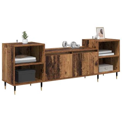 TV Cabinet Old Wood 160 x 35 x 55 cm Engineered Wood