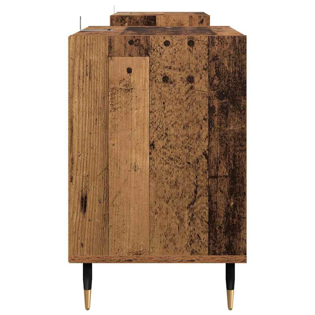 TV Cabinet Old Wood 160 x 35 x 55 cm Engineered Wood