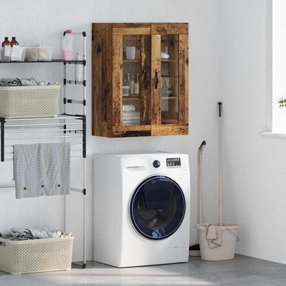Wall Mounted Cabinet Old Wood 69.5 x 34 x 90 cm