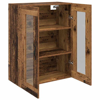 Wall Mounted Cabinet Old Wood 69.5 x 34 x 90 cm