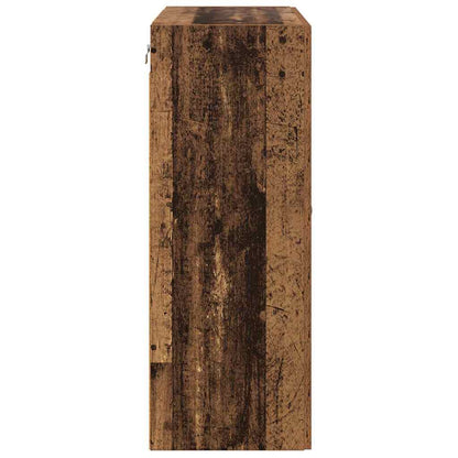 Wall Mounted Cabinet Old Wood 69.5 x 34 x 90 cm
