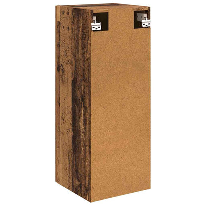Wall Mounted Cabinet Old Wood 34.5 x 34 x 90 cm Engineered Wood