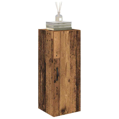 Wall Mounted Cabinet Old Wood 34.5 x 34 x 90 cm Engineered Wood