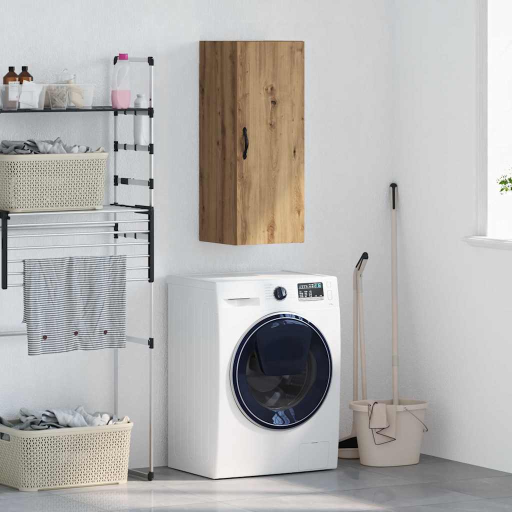 Wall Mounted Cabinet Artisan Oak 34.5 x 34 x 90 cm